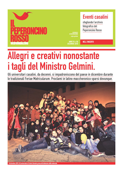 Numero dicembre 2010 - Clicca per ingrandire dicembre 2010
